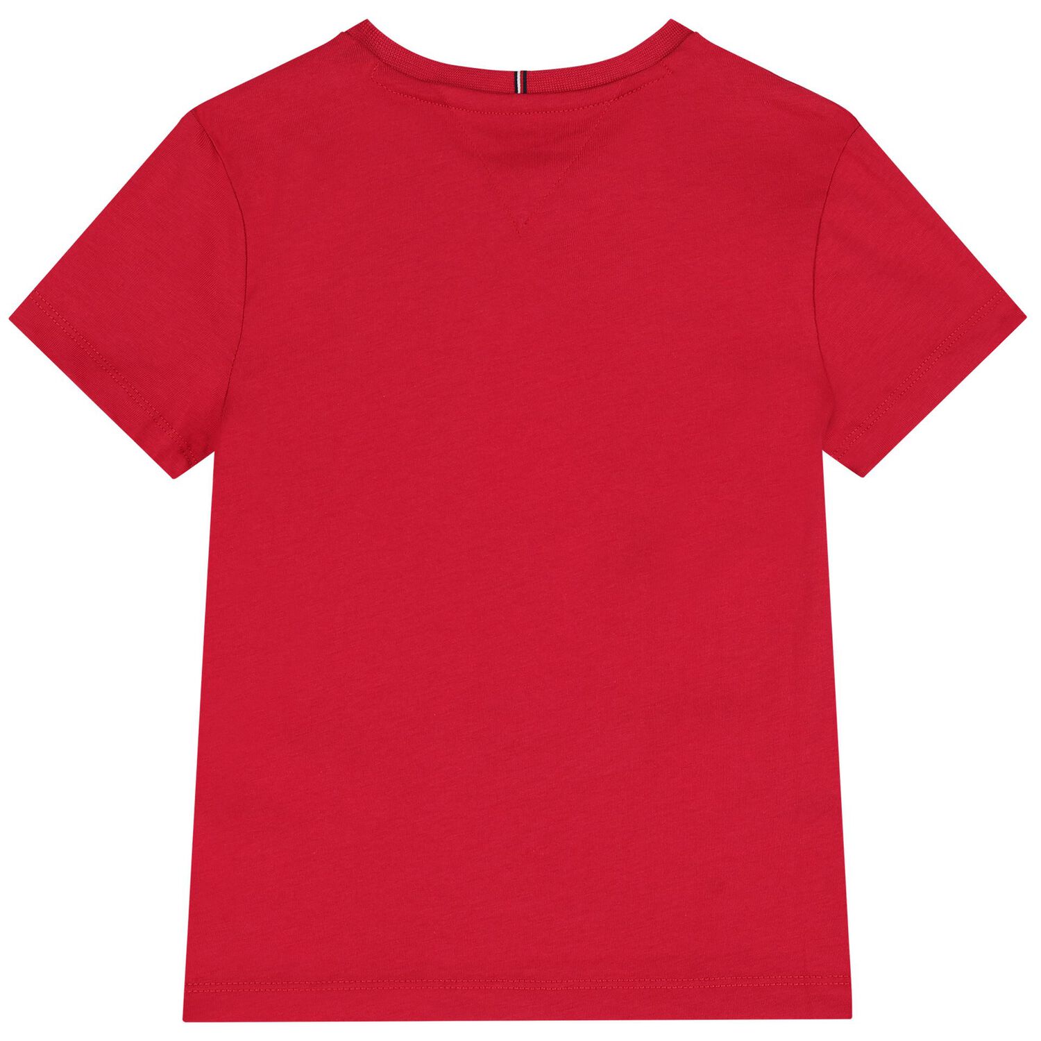 تي شيرت أحمر مزين بشعار للبنات, 2, hi-res