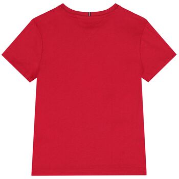 Girls Pink Embellished Logo T-Shirt