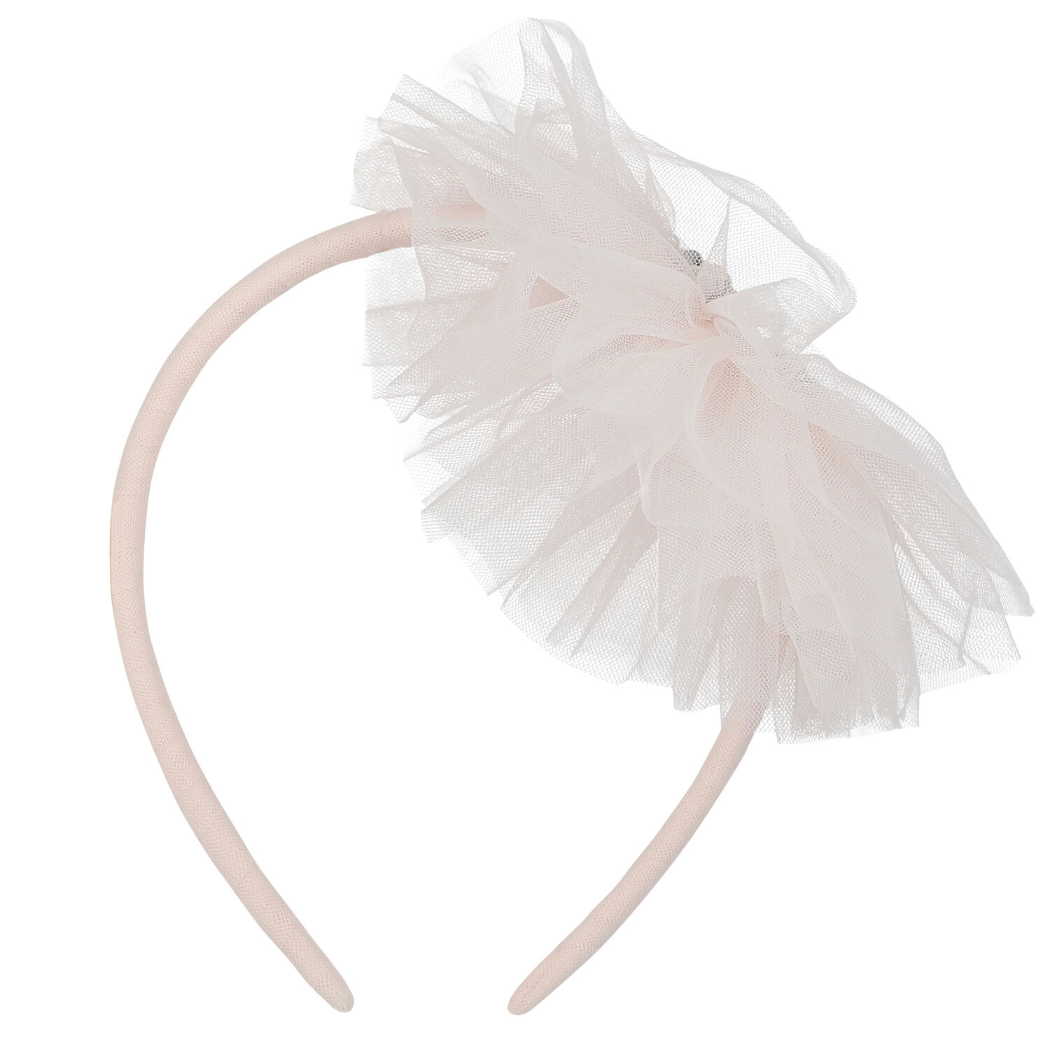 Girls Pink Tulle Headband, 1, hi-res image number null