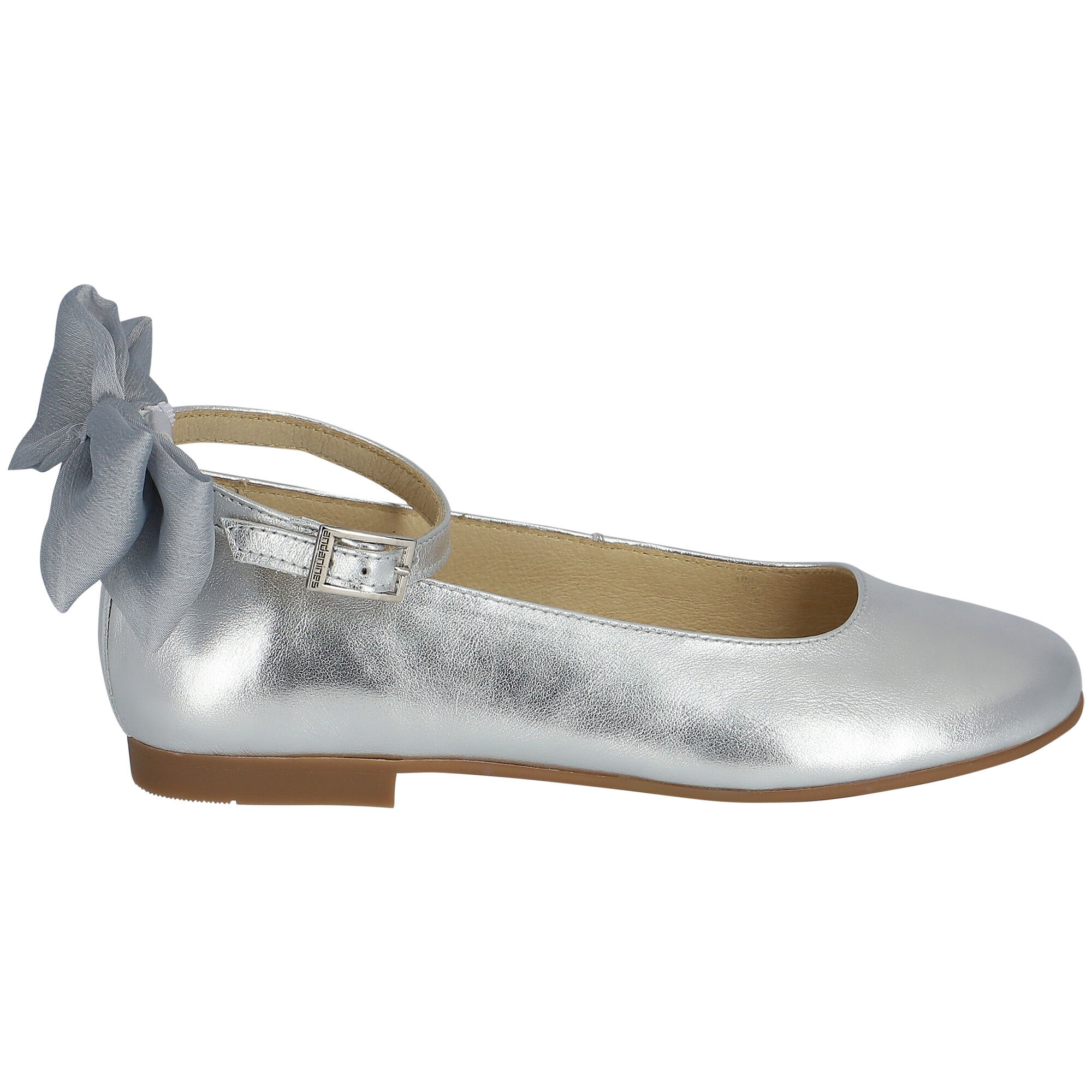 Childrens silver sales ballet shoes