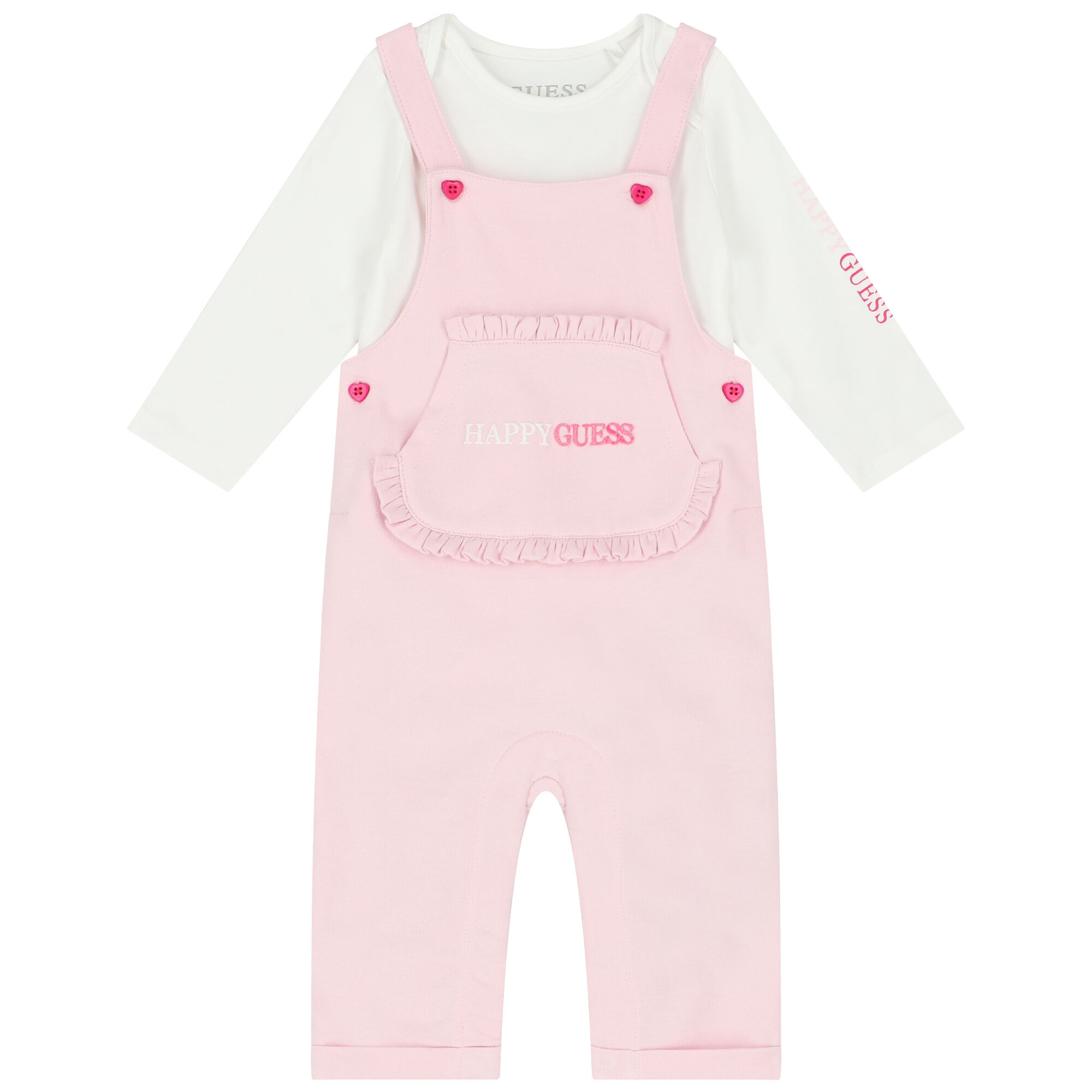 Baby clearance white dungarees