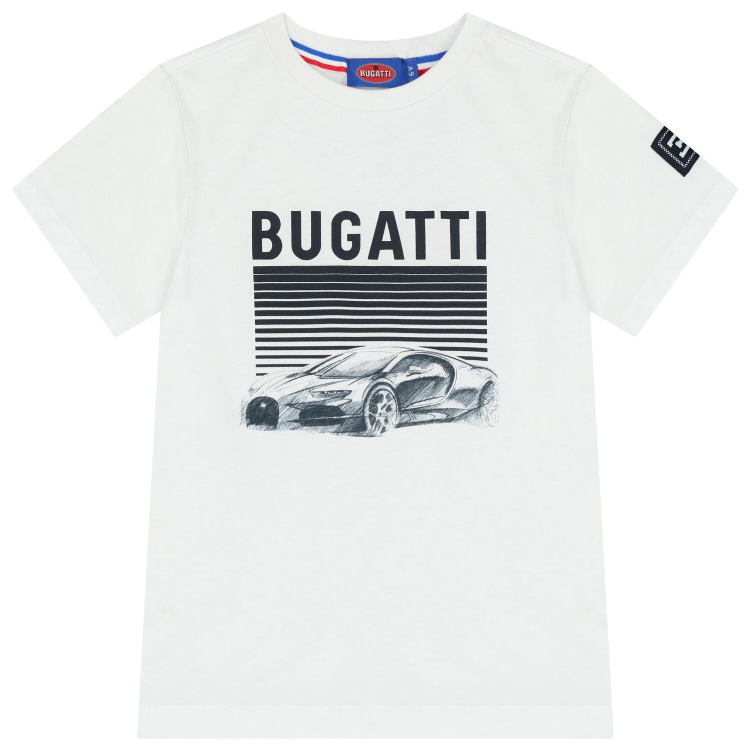 Boys White Logo T-Shirt, 3, hi-res