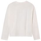 Boys Ivory Long Sleeve Top, 1, hi-res