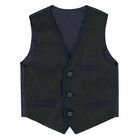 Boys Navy Blue Suit Set, 1, hi-res