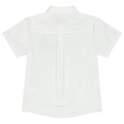 قميص أولاد بالشعار باللون الأبيض والكحلي, 2, hi-res