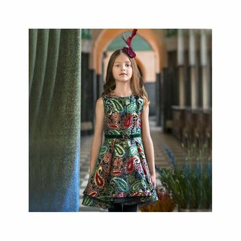 Girls Special Occasion Jacquard Dress