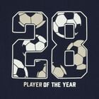 شيرت بولو للأولاد بالشعار باللون الكحلى, 1, hi-res