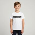 Boys White Logo T-Shirt, 2, hi-res