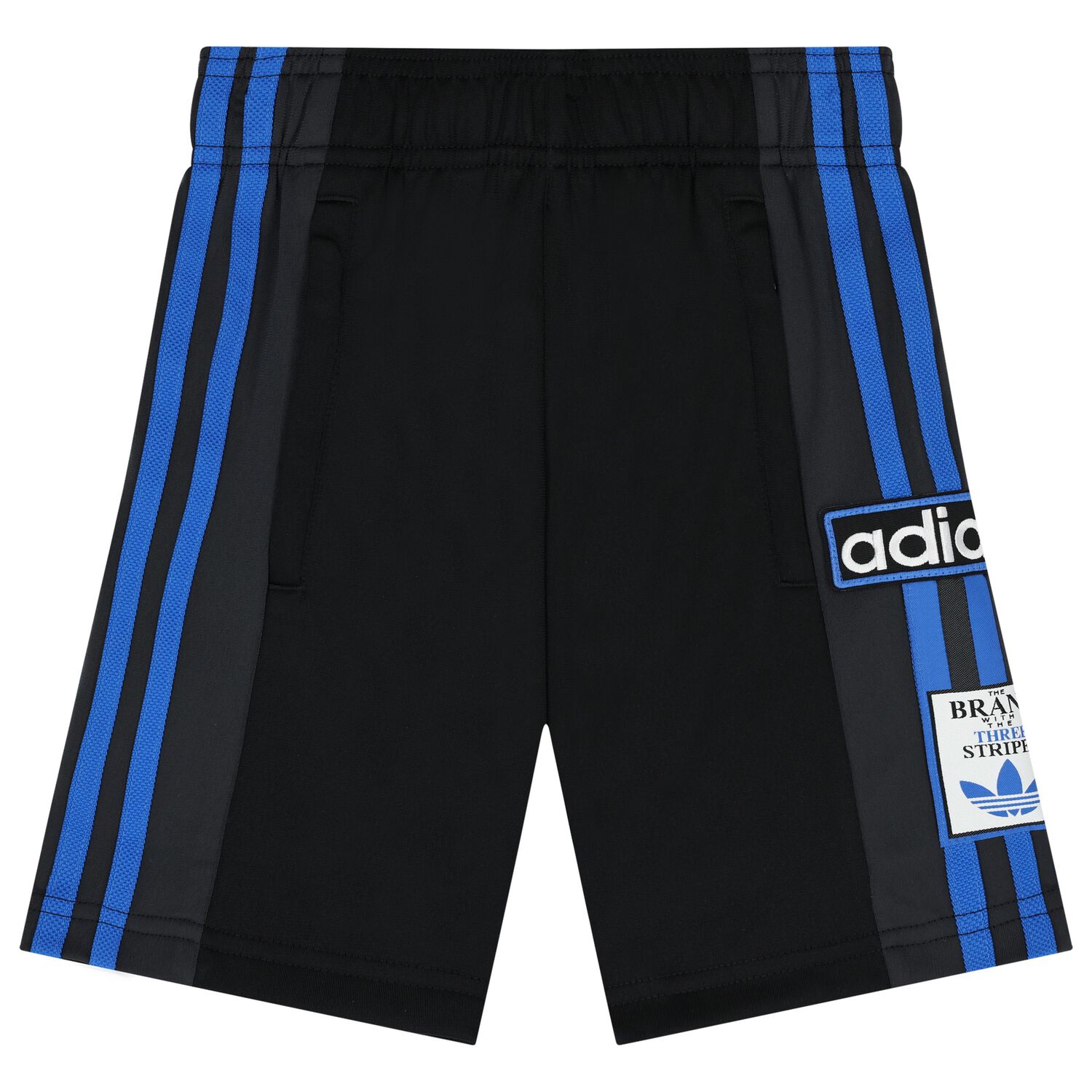 Black & Blue Logo Shorts, 1, hi-res