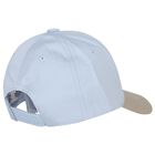 Beige & Blue Logo Cap, 1, hi-res