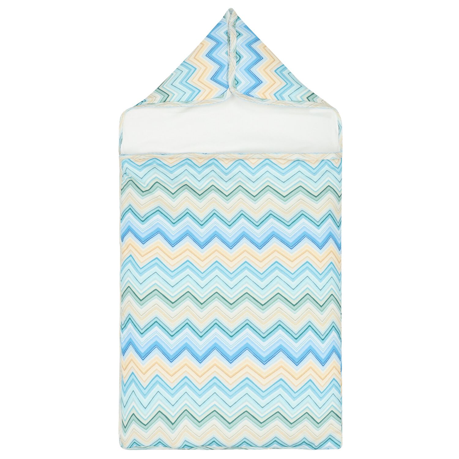 Blue & Yellow Zig Zag Baby Nest, 1, hi-res image number null