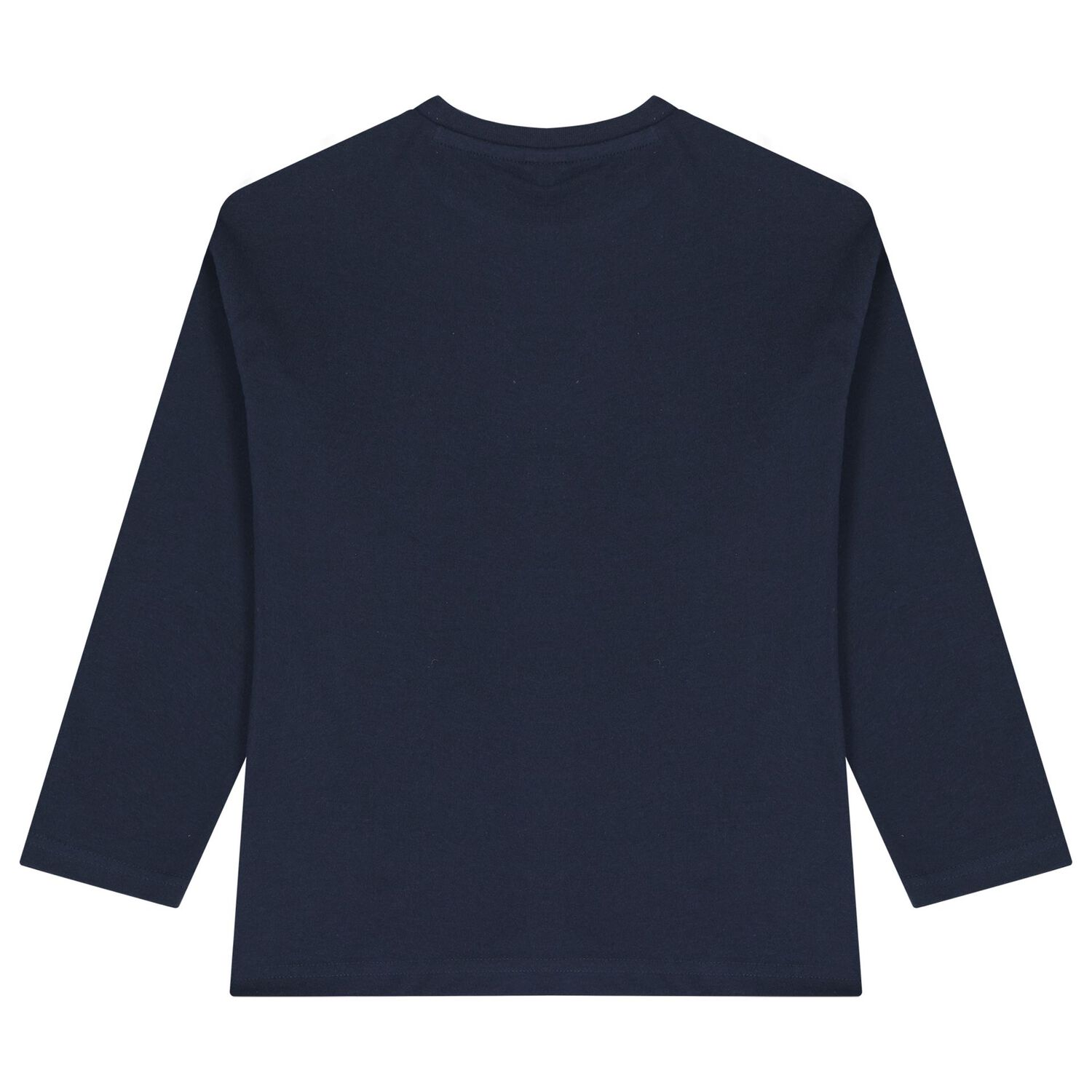 Boys Navy Blue Glow In The Dark Robot Long Sleeve Top, 1, hi-res