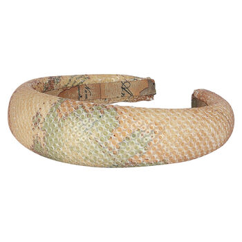Girls Beige Geo Map Hairband
