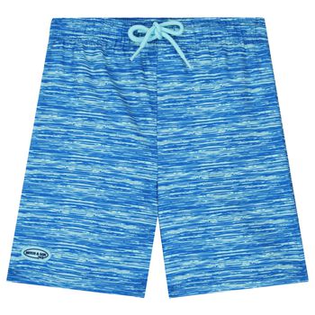 Boys Blue & Grey Swim Shorts