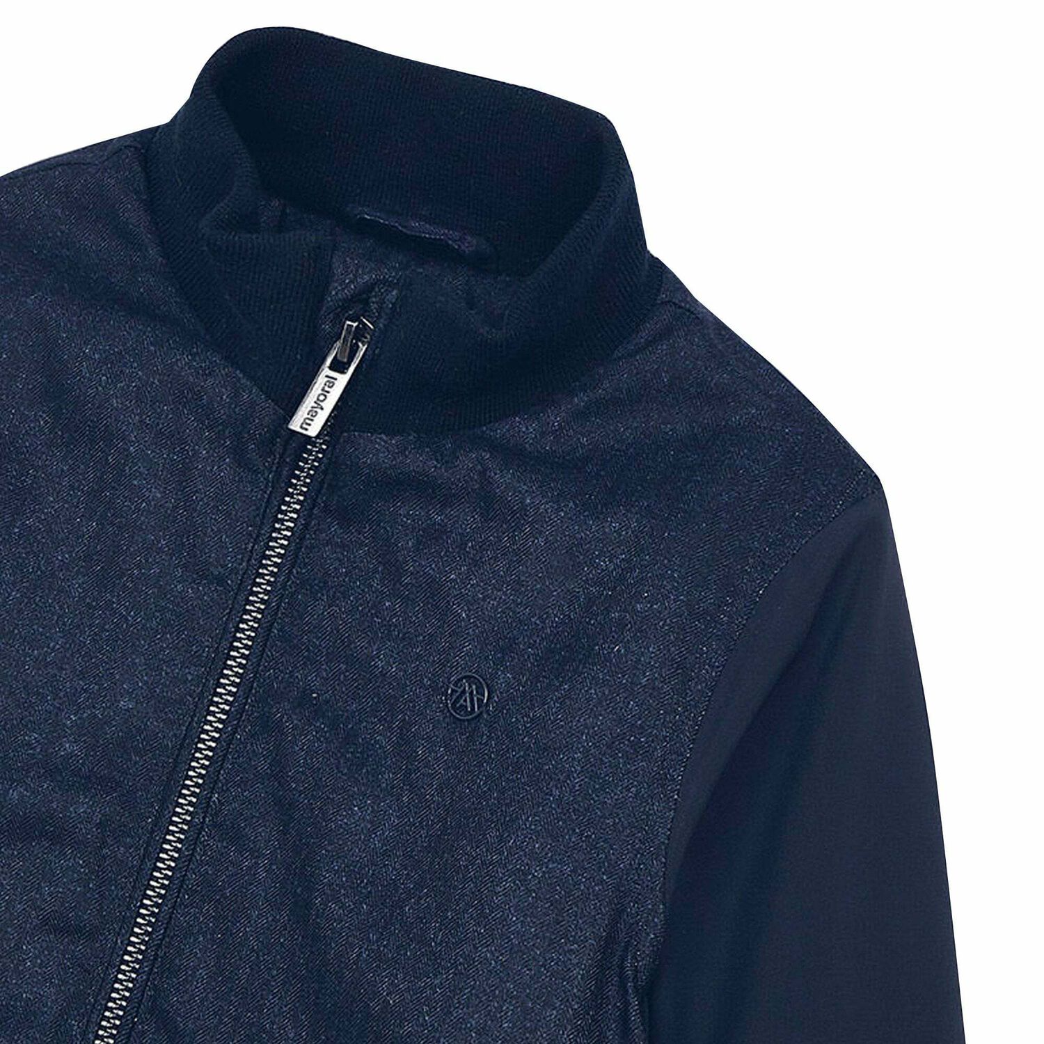 Boys Navy Blue Bomber Jacket, 1, hi-res image number null