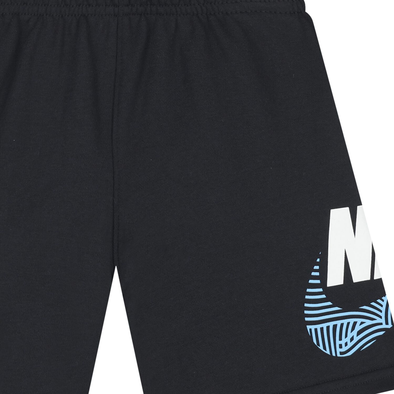 Boys Navy Blue Logo Shorts, 1, hi-res