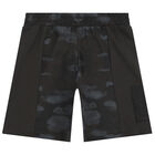 Boys Grey Logo Shorts, 2, hi-res