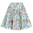 Girls Aqua Fairy Skirt, 1, hi-res