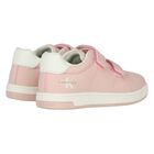 Girls Pink Logo Trainers, 1, hi-res