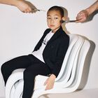 Boys White Logo T-Shirt, 1, hi-res