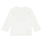 Baby Boys Beige, White & Blue Tracksuit (3 Piece), 1, hi-res