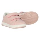 Girls Pink Logo Trainers, 1, hi-res