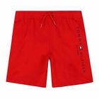 Boys Red Logo Swimshort, 2, hi-res