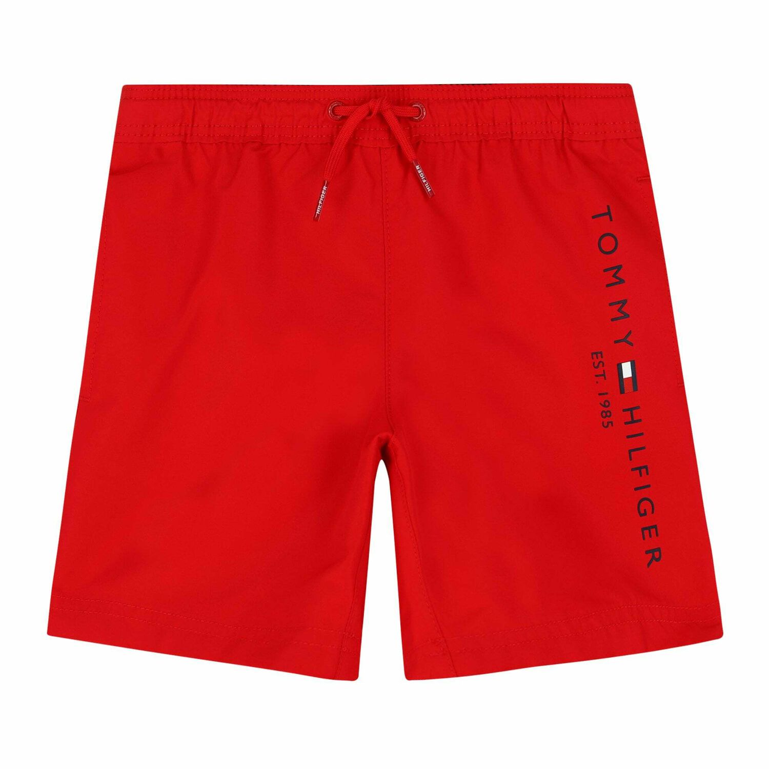 Boys Red Logo Swimshort, 2, hi-res