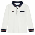 Boys Long Sleeve Polo Shirt, 1, hi-res