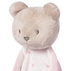 Baby Girls Beige & Pink Doudou Comforter, 1, hi-res