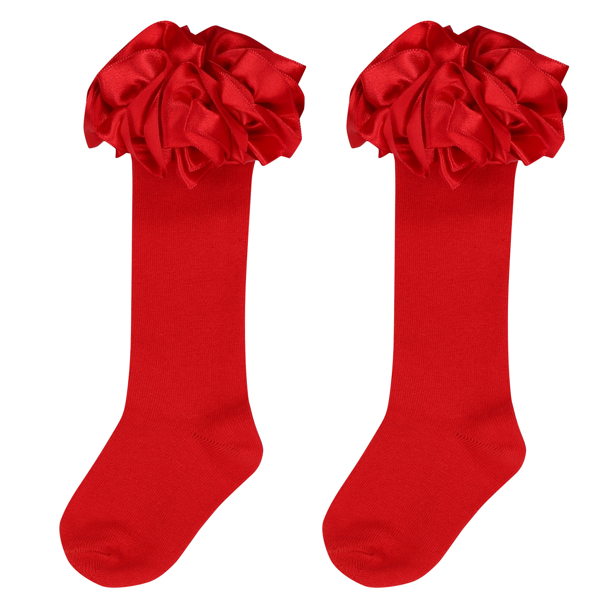 Girls red deals frilly socks