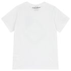 Boys White Logo T-Shirt, 2, hi-res