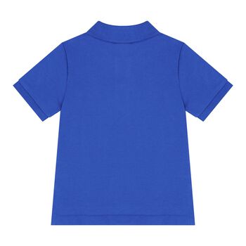 تيشيرت بولو أولاد بشعار الدب باللون الكحلي