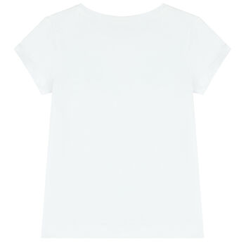 Girls White Cherry T-Shirt