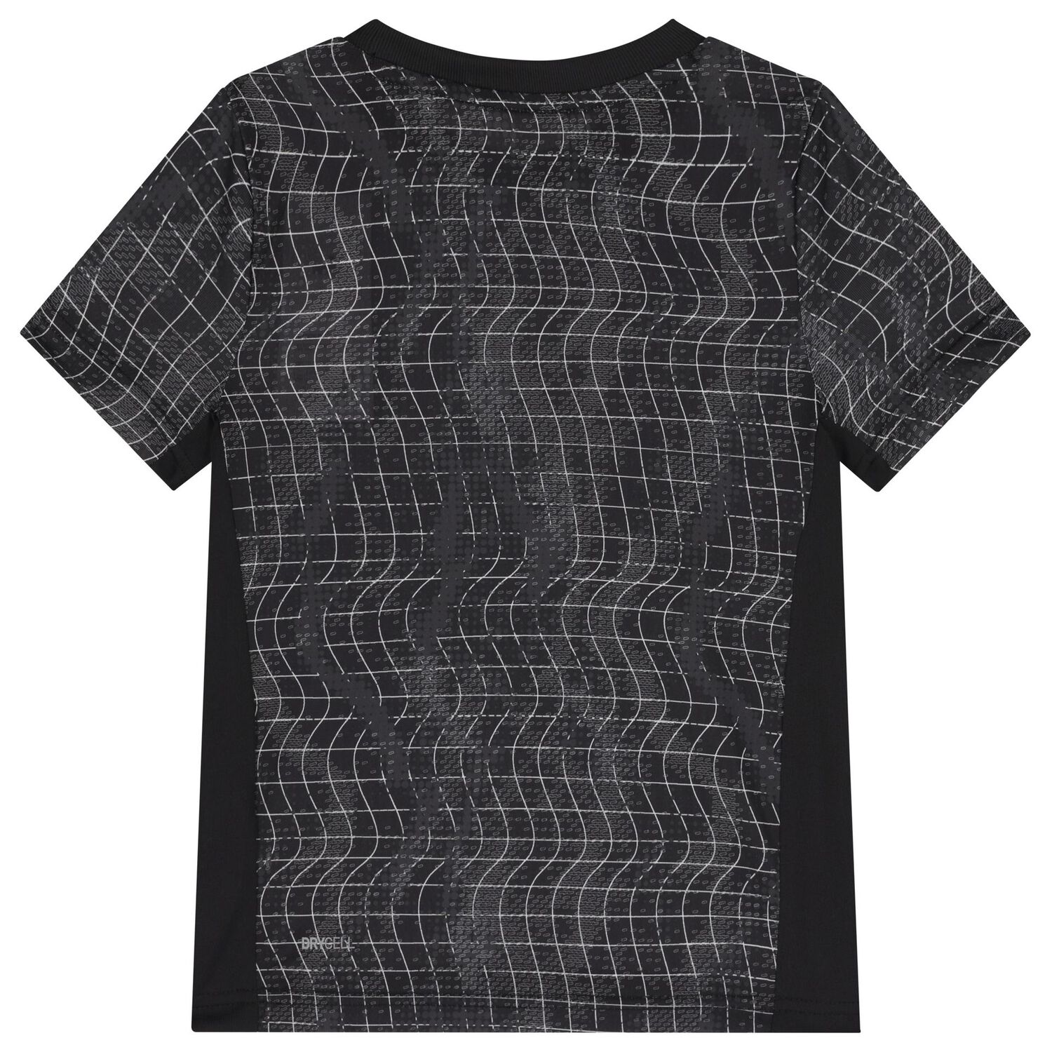 تي شيرت أسود بشعار للأولاد, 1, hi-res