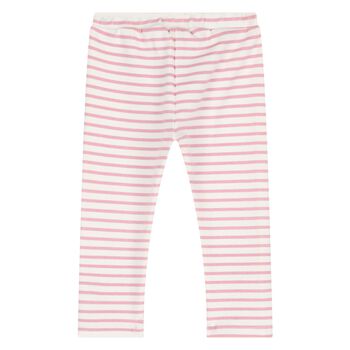 Baby Girls Pink & Ivory Leggings Set