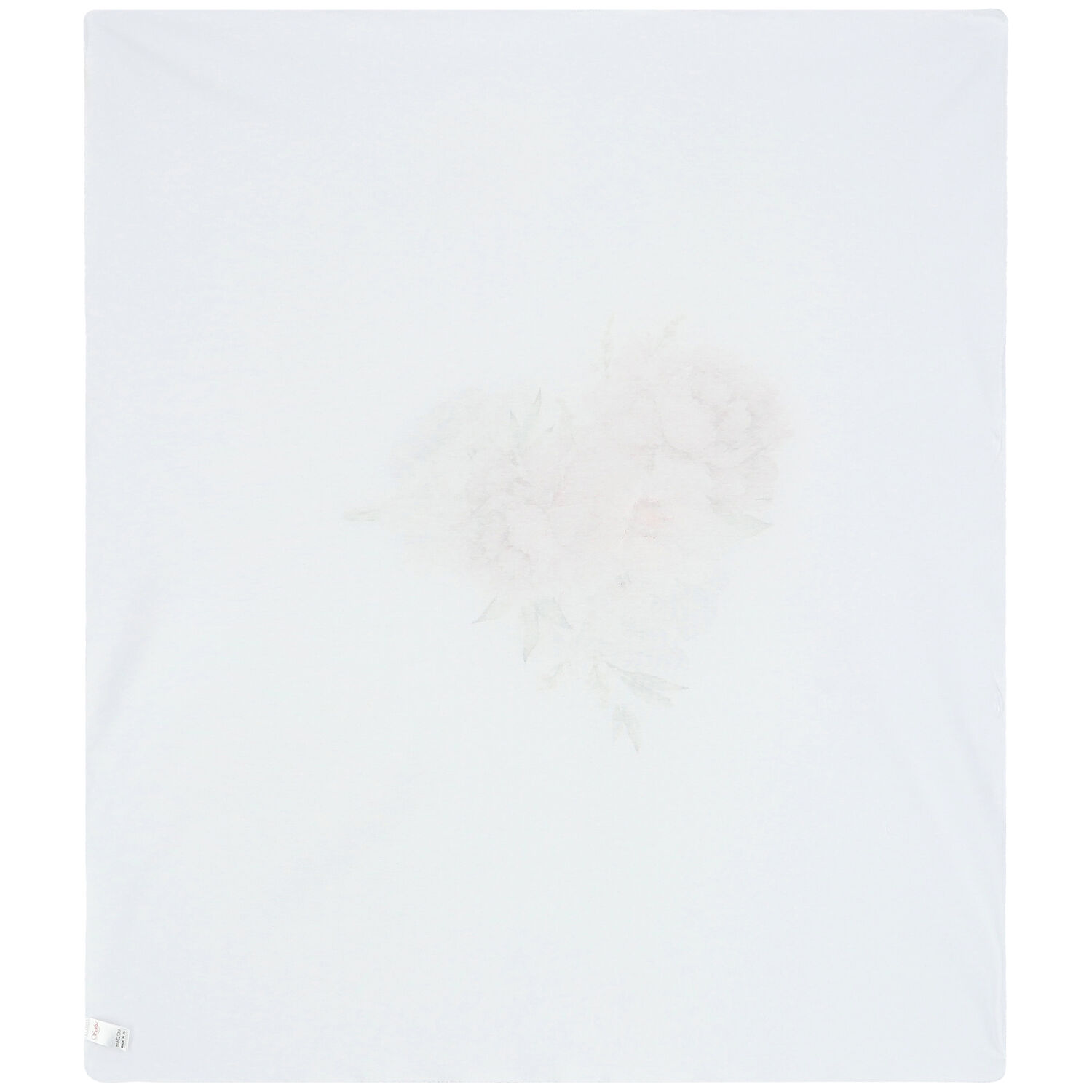 بطانية بنات بالزهور باللون الابيض, 2, hi-res image number null