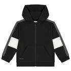   بدلة رياضية للأولاد باللون الأسود و الرمادي ( 3 قطع), 2, hi-res