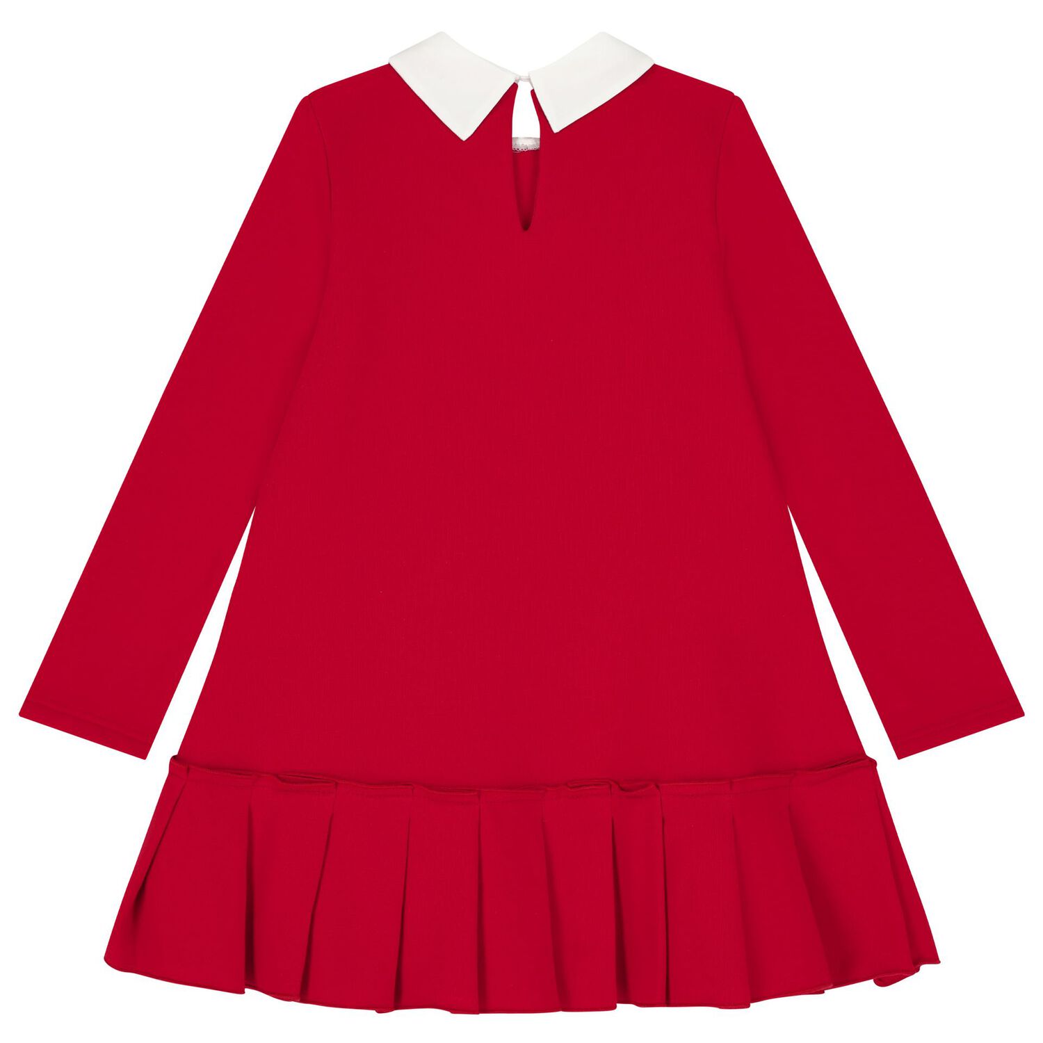 فستان بنات بشعار تيدي بير باللون الأحمر , 1, hi-res image number null