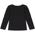 Girls Black Top, 1, hi-res