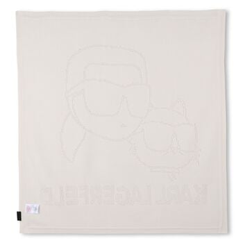 بطانية أطفال عاجية محبوكة من كارل وشوبيت