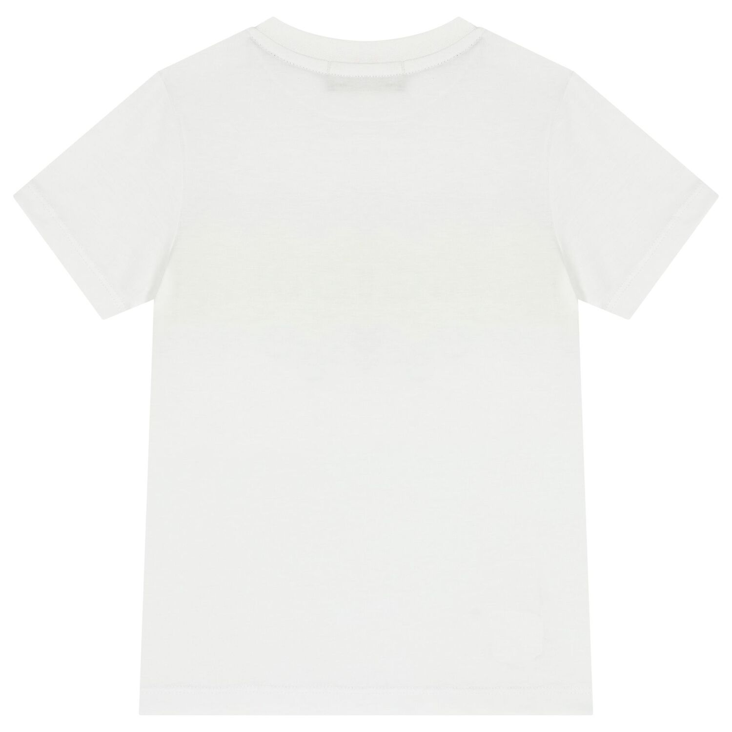 Boys White Logo T-Shirt, 1, hi-res image number null