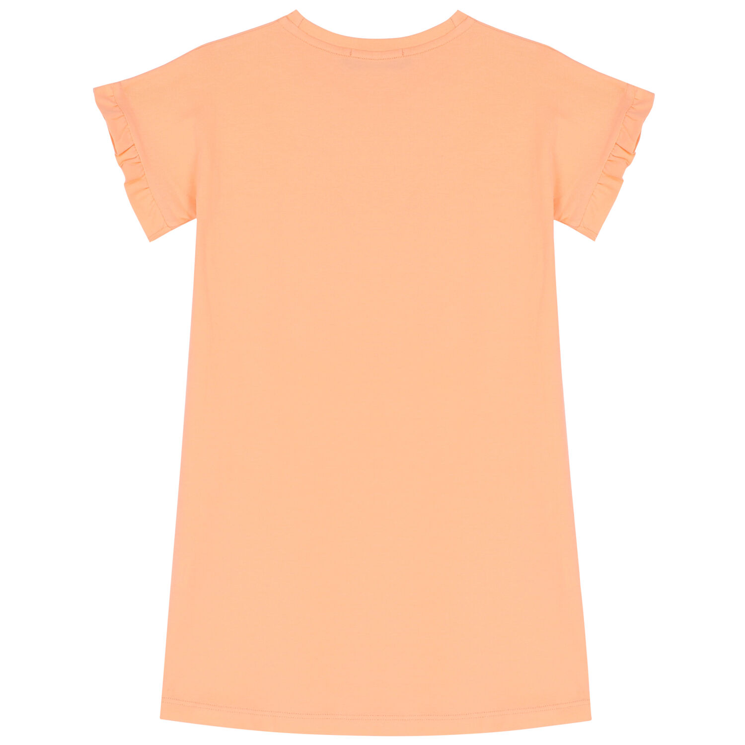 Girls Orange Logo Dress, 3, hi-res image number null
