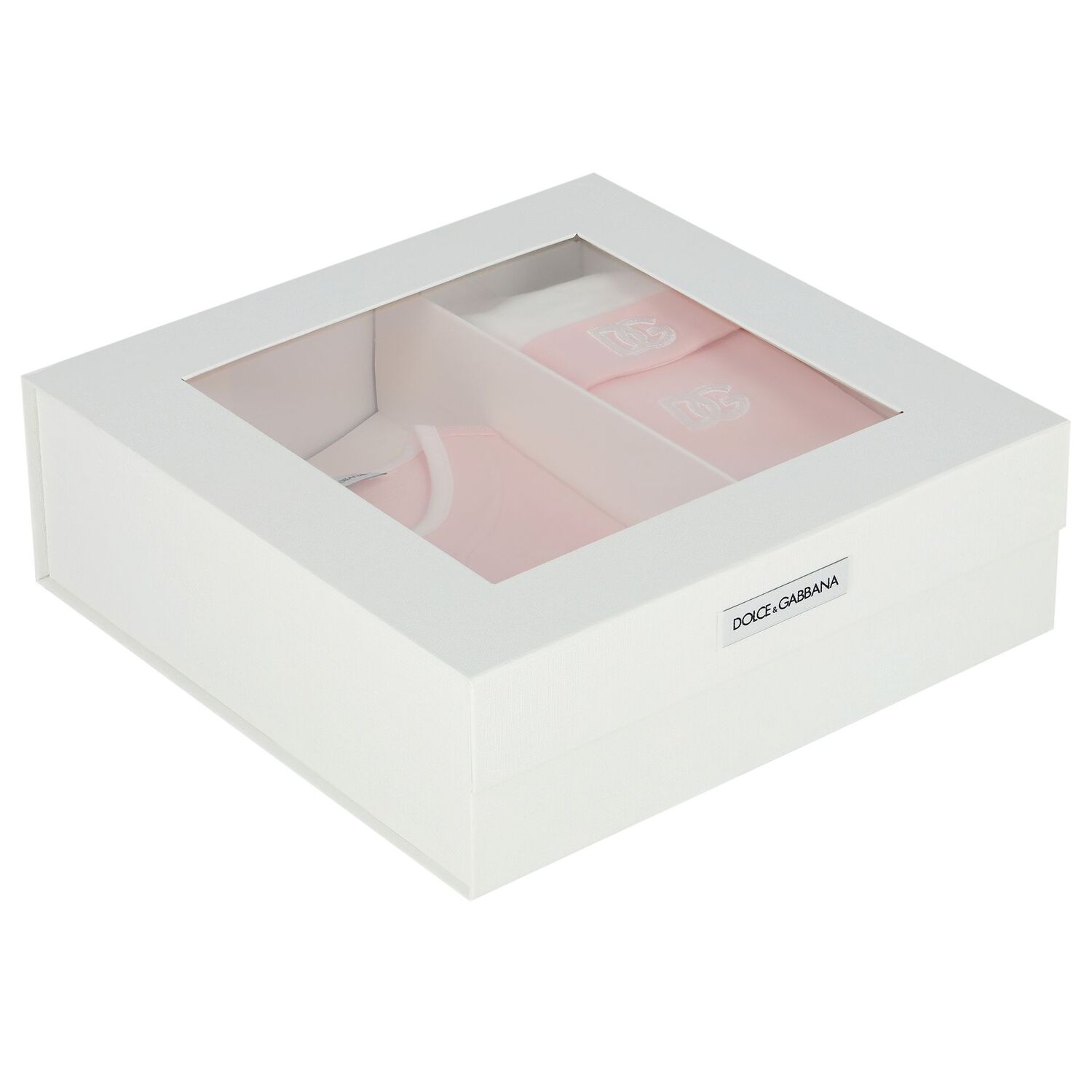 طقم بنات هدايا أفرول باللون الوردي, 1, hi-res