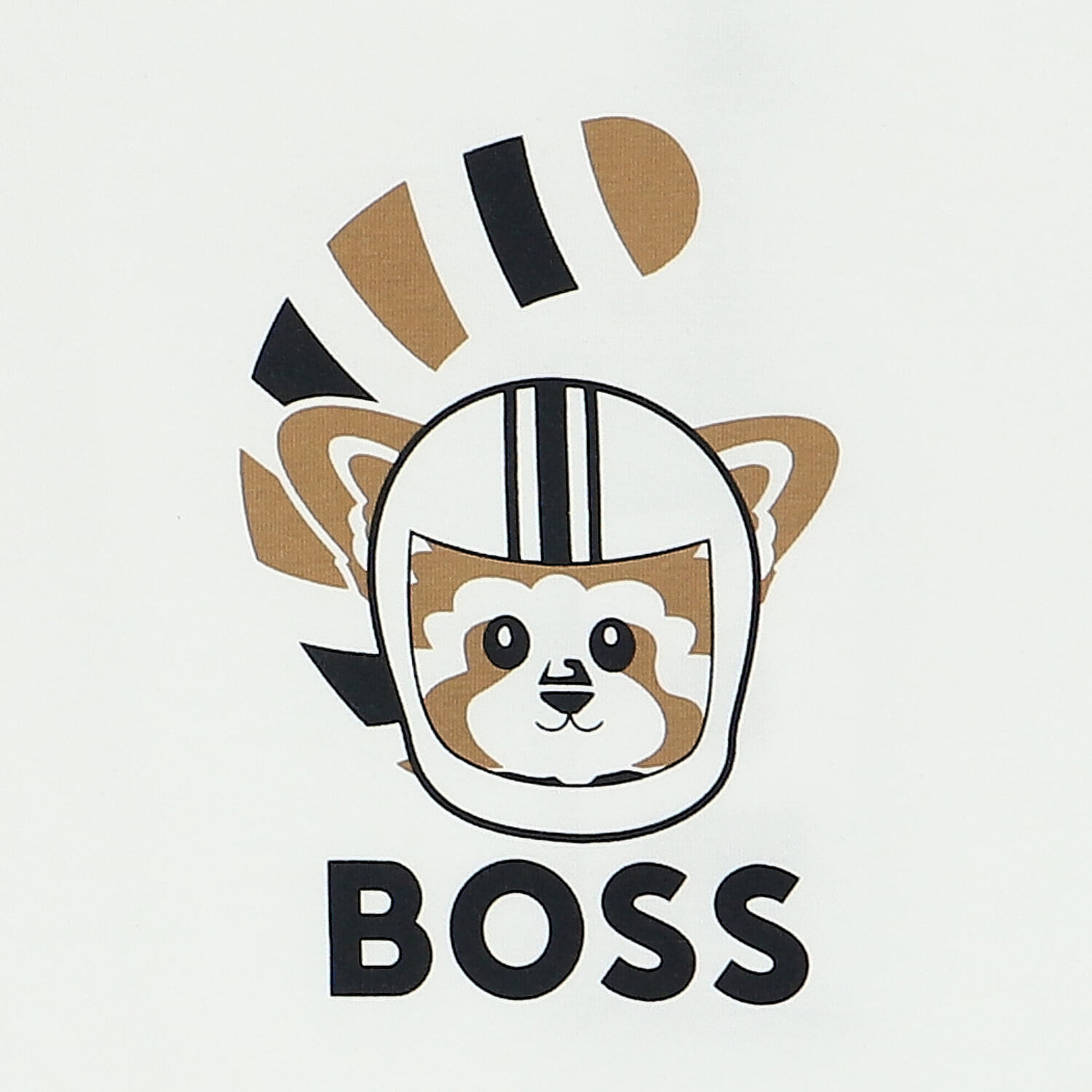 توب أولاد بأكمام بالشعار باللون الابيض, 1, hi-res image number null