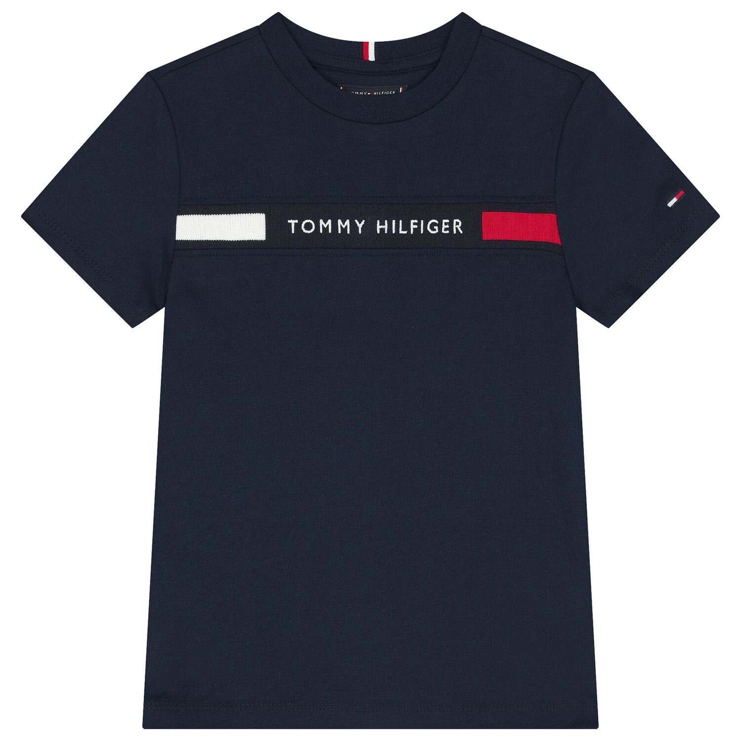 Boys Navy Blue Logo T-Shirt, 2, hi-res image number null