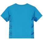 Boys Blue Logo Shorts Set, 2, hi-res