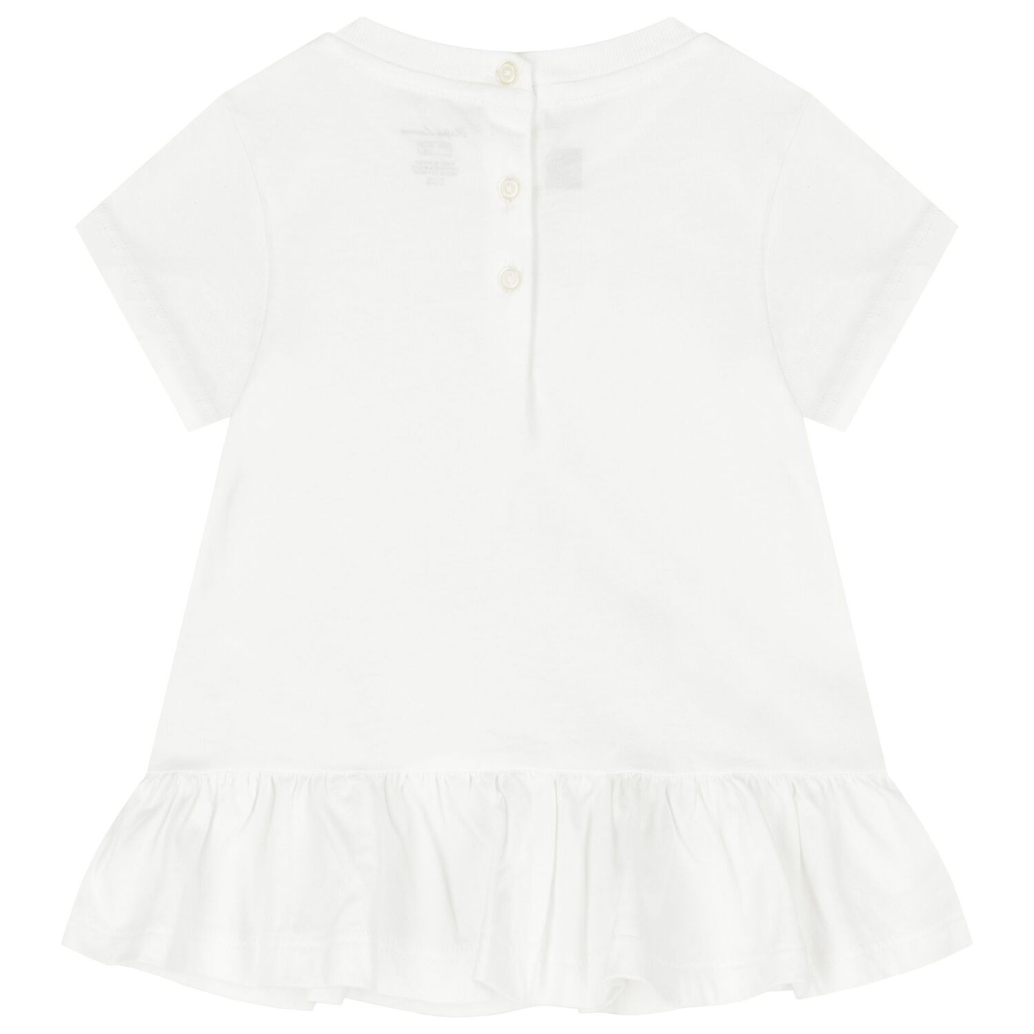 Baby Girls White & Navy Polo Bear Leggings Set, 1, hi-res image number null