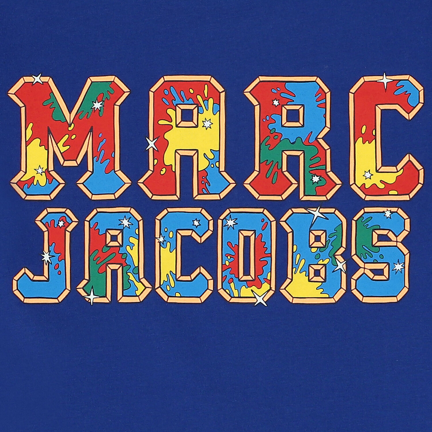 توب أولاد بأكمام بالشعار باللون الأزرق, 1, hi-res