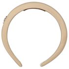Girls Beige Padded Headband, 1, hi-res